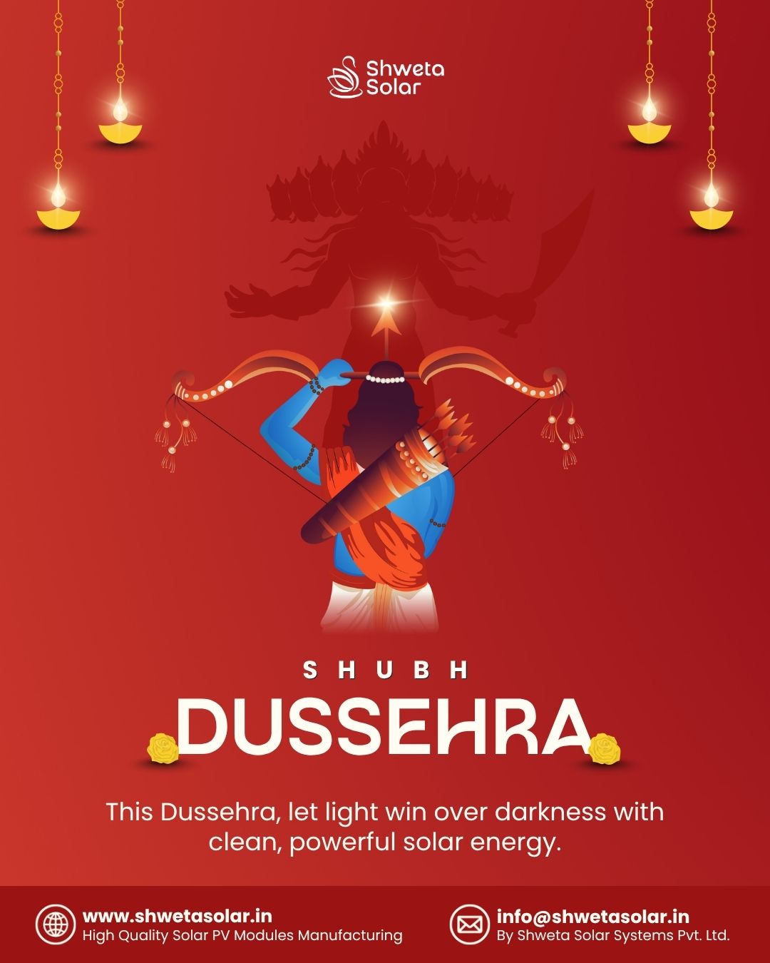 Wishing you a joyful Dussehra